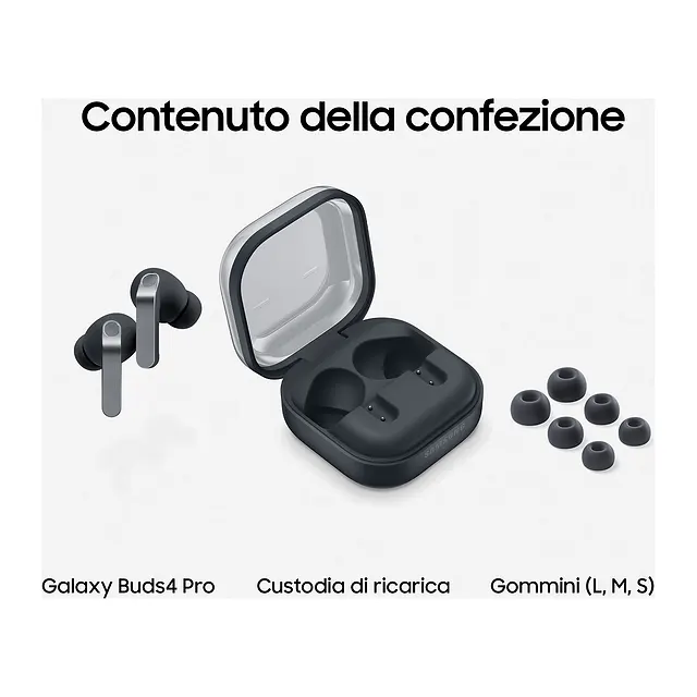 Samsung Galaxy Buds4 Pro, vista 3
