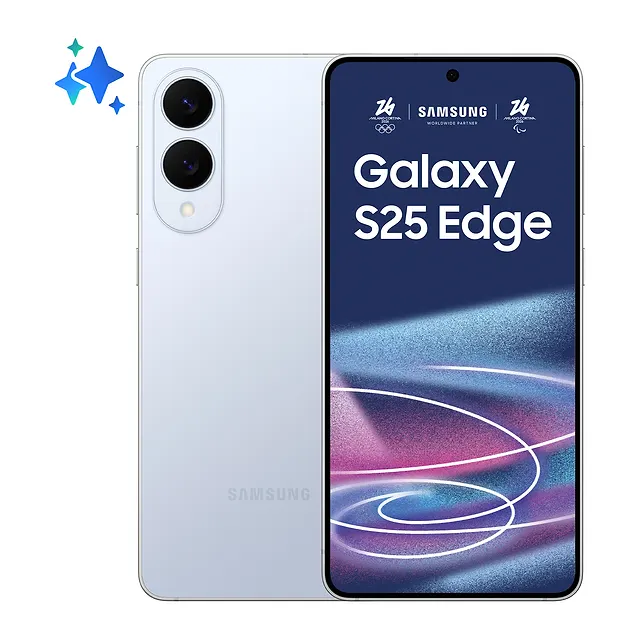 Samsung Galaxy S25 Edge Titanium Icyblue, vista 2