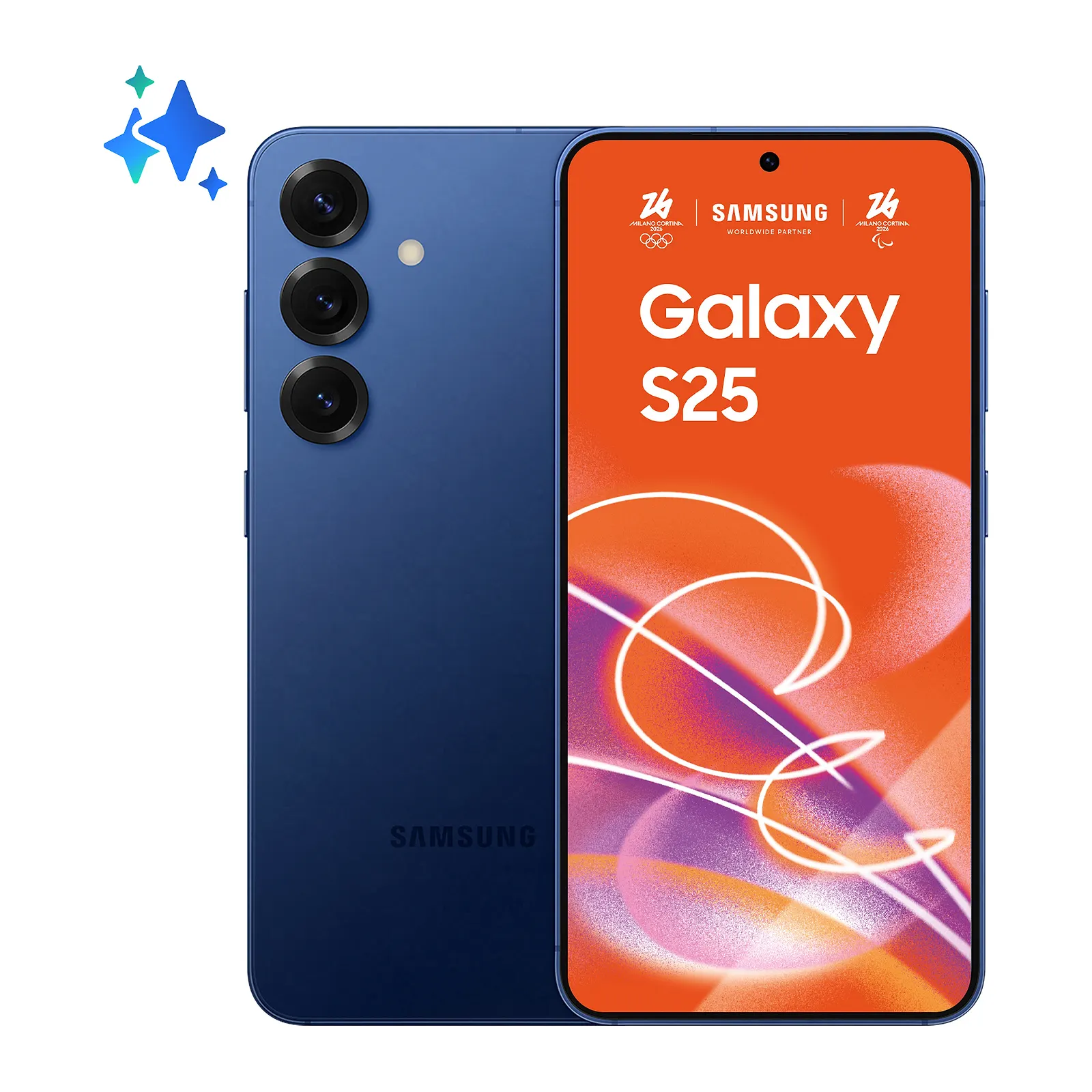 Samsung Galaxy S25 Navy, vista 2