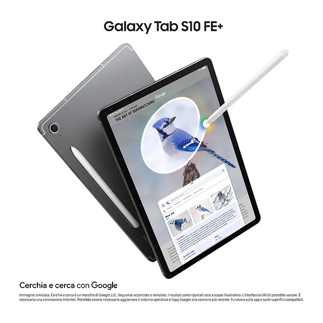 Samsung Galaxy Tab S10 FE+, vista 2