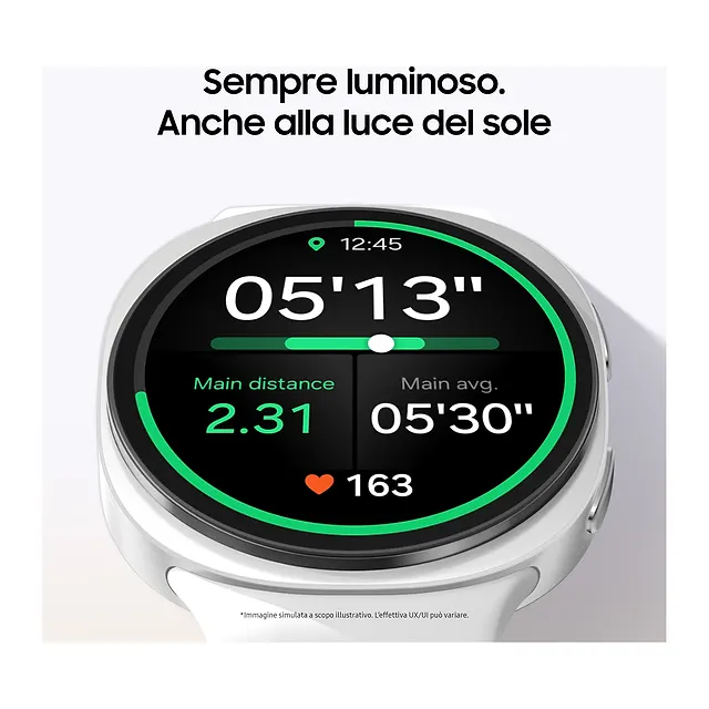 Samsung Galaxy Watch8 Graphite, vista 3