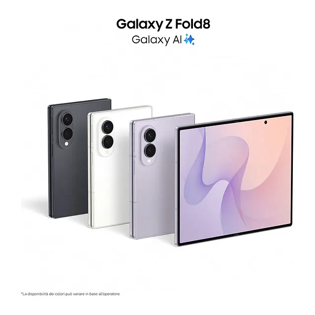 Samsung Galaxy Z Fold8 Graphite, vista 2