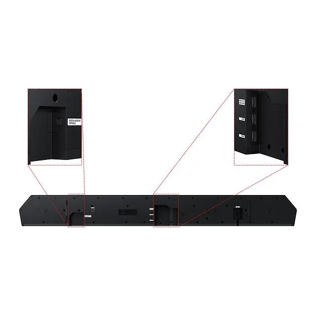 Samsung Soundbar Q990H, vista 4