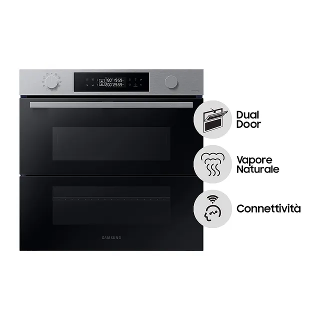 Samsung Forno da incasso 76 L NV7B45403BS, vista 2
