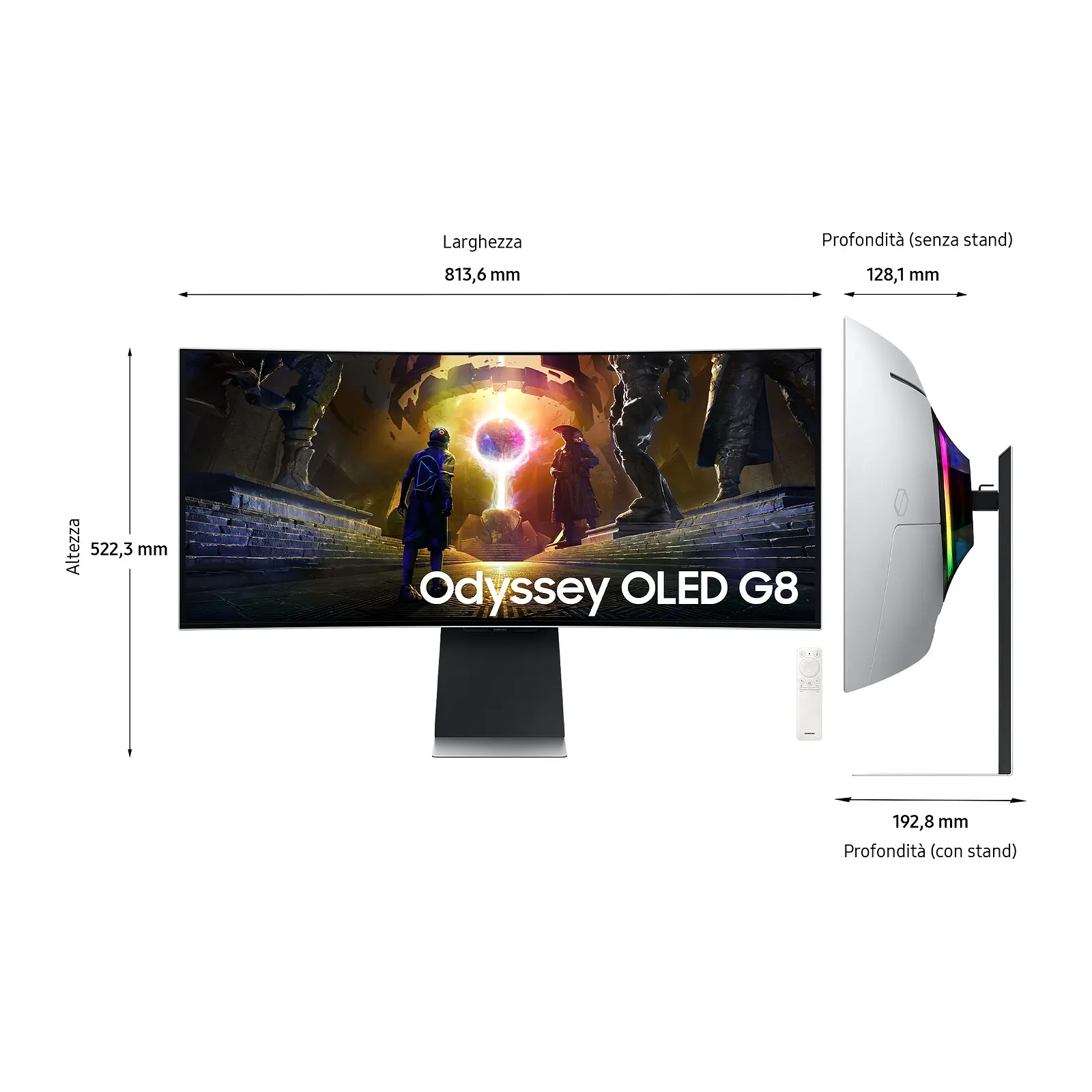 Samsung Monitor Odyssey 34" G85SD