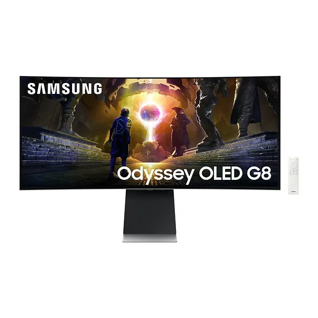 Samsung Monitor Odyssey 34" G85SD, vista 2