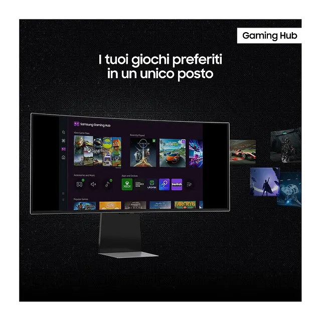Samsung Monitor Odyssey 34" G85SD, vista 6