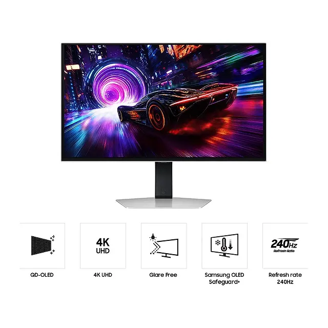 Samsung Odyssey OLED G8 G81SF 32" 4K 240 Hz, vista 4