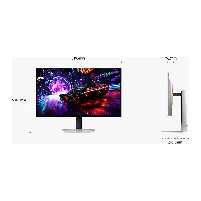 Samsung Odyssey OLED G8 G81SF 32" 4K 240 Hz, vista 5