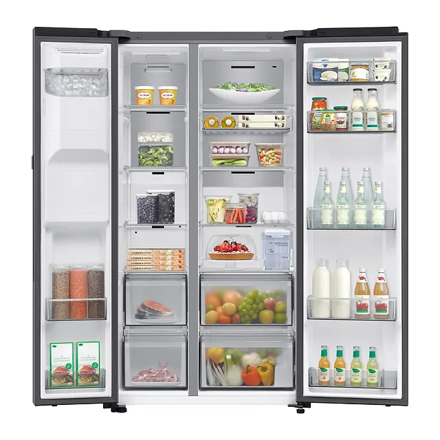 Samsung Frigorifero side-by-side Serie 8 634 L RS80F67KCTEF, vista 2