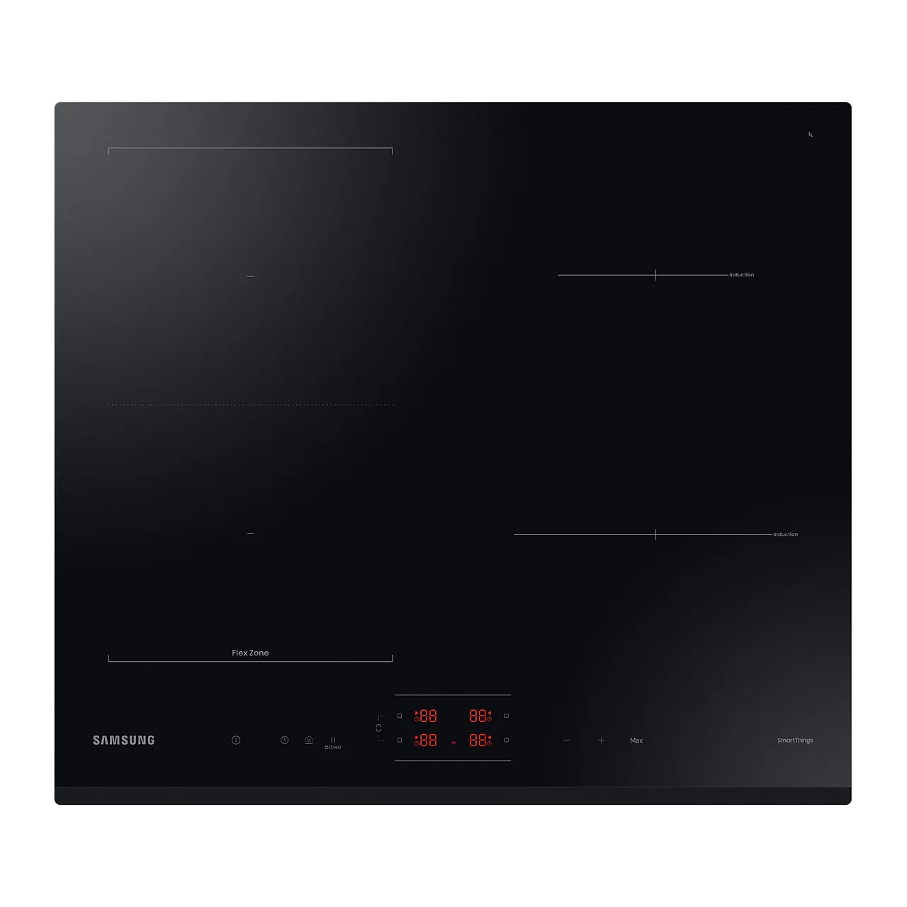 Samsung Piano cottura a induzione Slim Fit Flex Zone 60 cm NZ64B5045GK