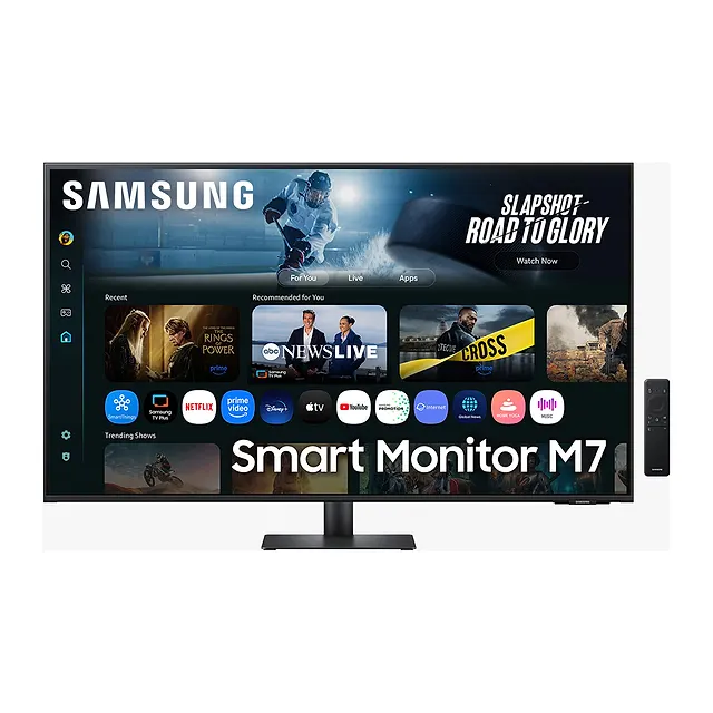 Samsung Monitor Smart 43" M70F, vista 2