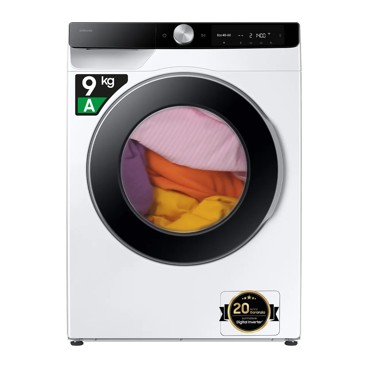 Samsung Lavatrice 9 kg WW90DG6G94LKU3