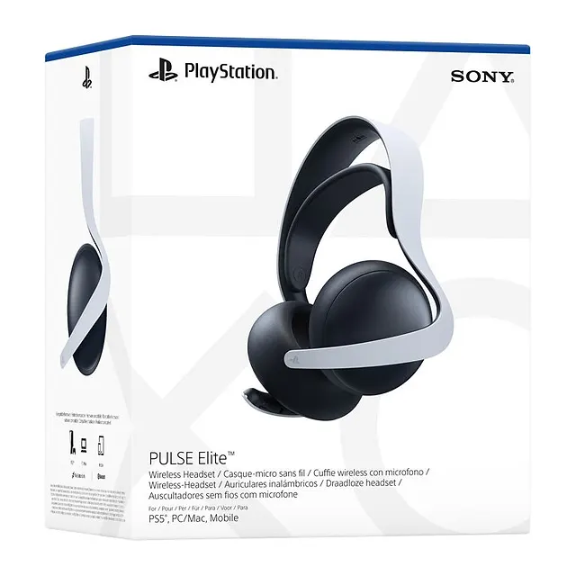 Sony Interactive Entertainment PULSE Elite cuffie wireless con microfono Bianco, vista 2