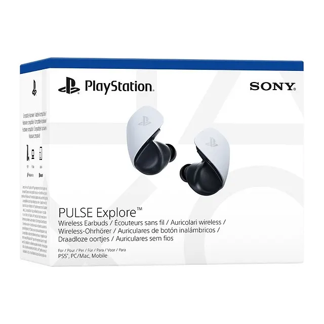 Sony Interactive Entertainment PULSE Explore auricolari wireless Bianco, vista 2