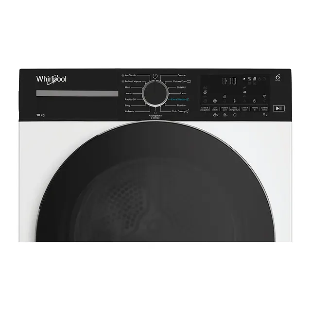 Whirlpool Asciugatrice a pompa di calore 10 kg C WD 104M WBS IT, vista 3