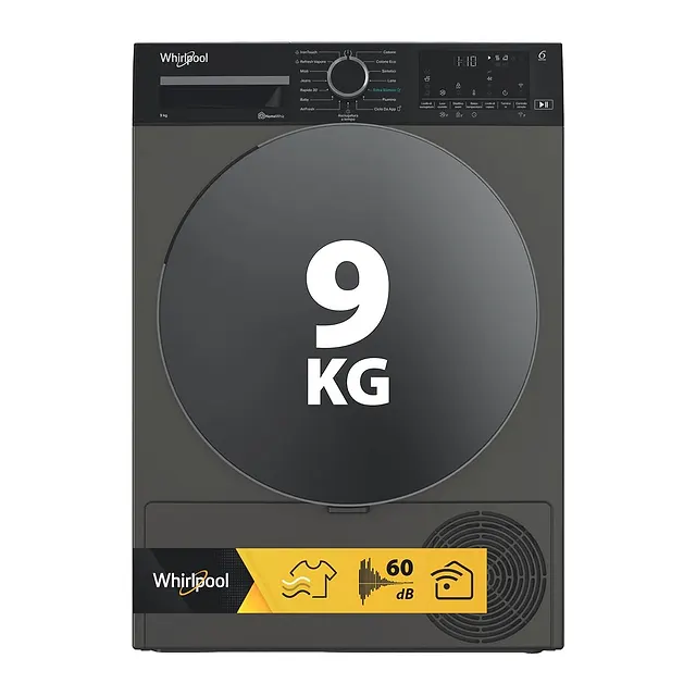Whirlpool Asciugatrice a pompa di calore 9 kg C WD 96M GBS IT
