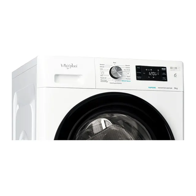 Whirlpool Lavatrice 9 kg FFB 9479 BV IT, vista 6