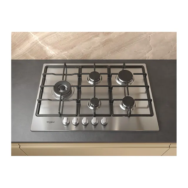 Whirlpool Piano cottura a gas 73 cm TGML 761 IX R