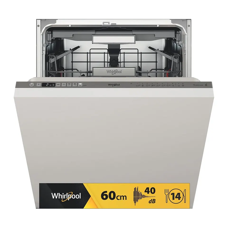 Whirlpool Lavastoviglie da incasso 60 cm 14 coperti WIO 3O540 PELG
