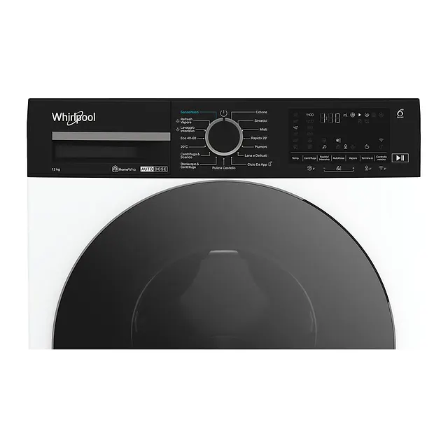 Whirlpool Lavatrice 12 kg WPM 27W ADS IT, vista 6